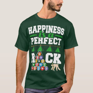 Lycka är en Perfekt RackFunny Bassäng Billiard Pla T Shirt
