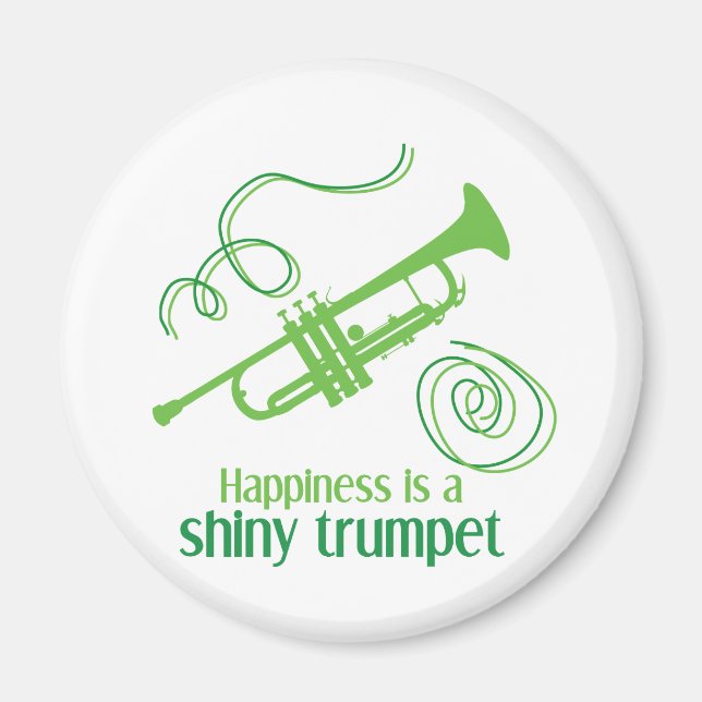 Lycka är en Shiny Trumpet Magnet (Framsidan)