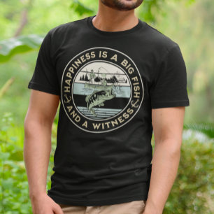 Lycka är en stor fisk och ett vittne t shirt