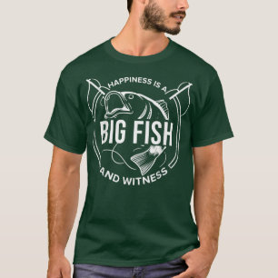 Lycka är en stor fisk och ett vittnesfiske i Kärle T Shirt