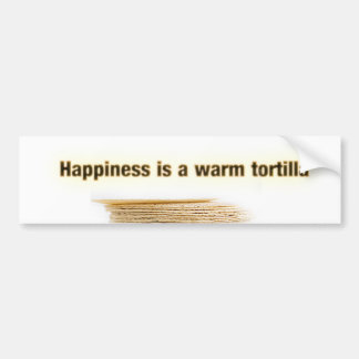 Lycka är en tortilla bildekal