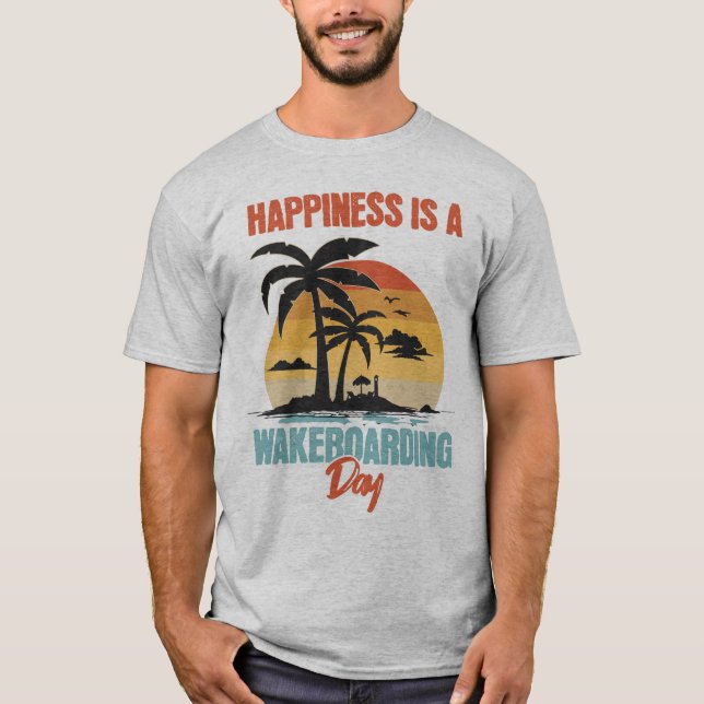 Lycka är en vakthundsdag på vakthavaren t shirt (Framsida)