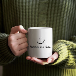 Lycka är en välvald motiv offert kaffemugg
