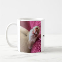Lycka är en varm katt. Katt kaffemugg