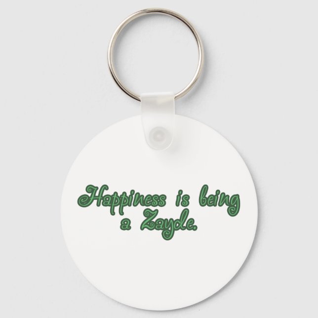 Lycka är en Zayde Nyckelring (Framsida)