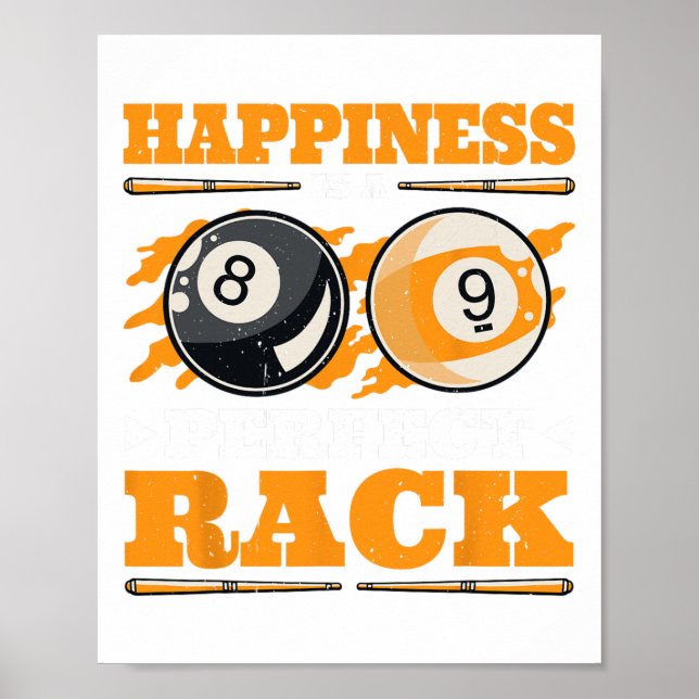 Lycka är ett Perfekt-rack — Poster (Framsidan)