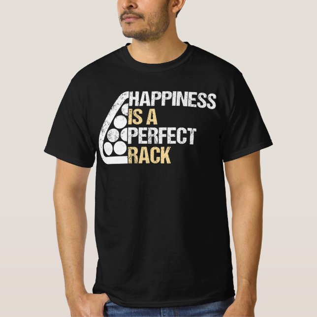 Lycka är ett Perfekt-rack, stora miljarder Bassäng T Shirt (Framsida)