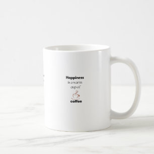 Lycka är ett varmt kopp i kaffe koppar