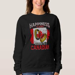 Lycka är gift med en kanadensisk just Marr T Shirt