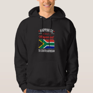 Lycka är gift med en sydafrikan hoodie