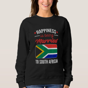 Lycka är gift med en sydafrikan t shirt