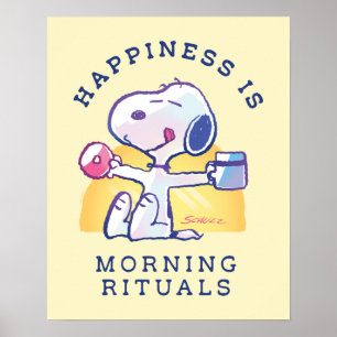 Lycka är God morgon Rituals Poster