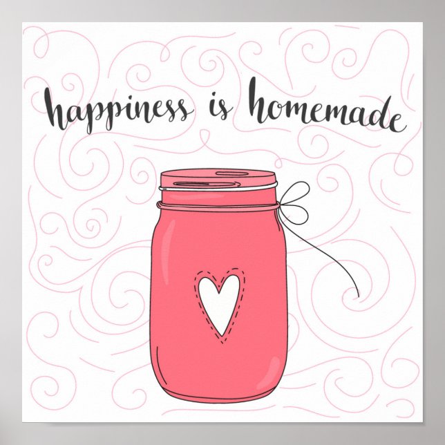 Lycka är hemgift poster (Framsidan)