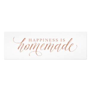 Lycka är hemmålning fototryck