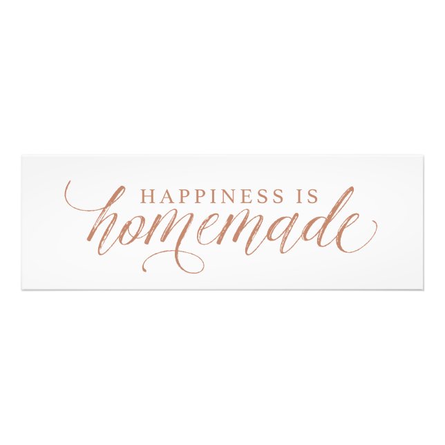 Lycka är hemmålning fototryck (Framsidan)