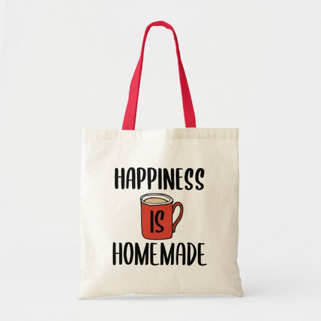 Lycka är Homemade // inspirationsoffert Tygkasse (Framsidan)