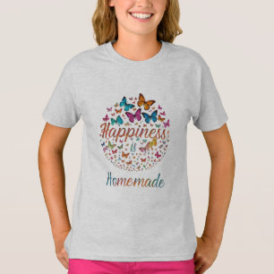 Lycka är Homemade Kids T-Shirt