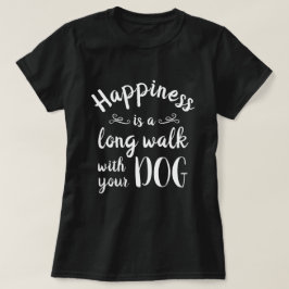 Lycka är... Hund Funny T-Shirt