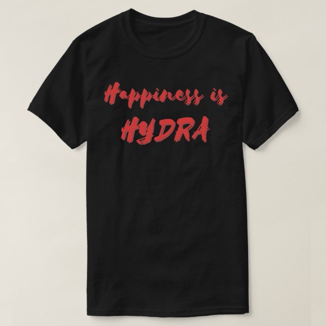 Lycka är Hydra T Shirt (Design framsida)