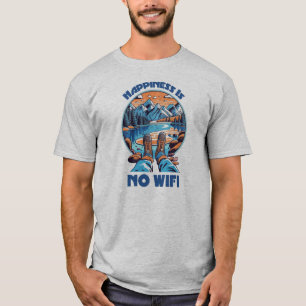 Lycka är inga WiFi-högtalare T Shirt