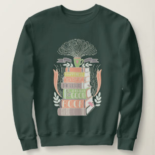 "Lycka är kopp av kaffe och bra bok" T Shirt