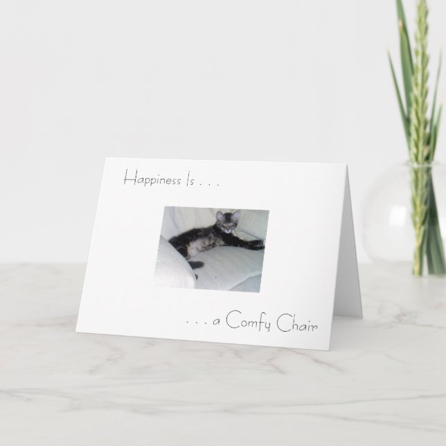 "Lycka är.." . " Kort för hälsning (Framsida)