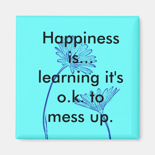 Lycka är... Kylmagnet Magnet (Framsidan)