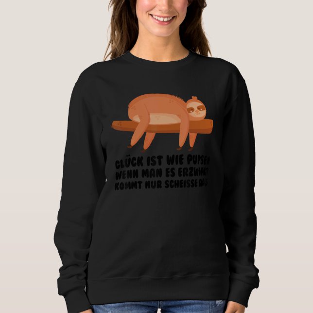 Lycka är som att fjärt när man är lat 1 t shirt (Framsida)