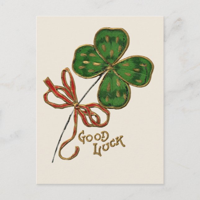Lycka åt irländarna St. Patricks dag vykort (Framsida)