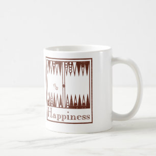 Lycka: Backgammon Kaffemugg
