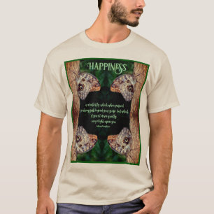 Lycka Brown Butterfly-inspirationsoffert T Shirt