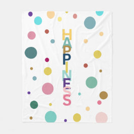 Lycka bubbla fleecefilt