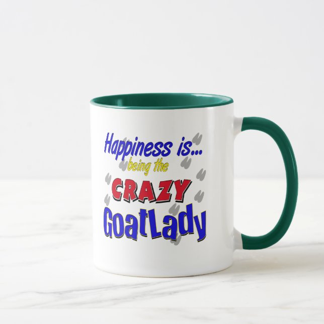 Lycka Crazy Goatlady Mugg (Höger)
