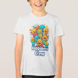 Lycka Crew - Cute Smiley Squad Youth T-Shirt