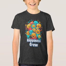 Lycka Crew - Cute Smiley Squad Youth T-Shirt
