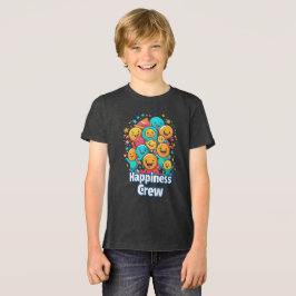 Lycka Crew - Cute Smiley Squad Youth T-Shirt
