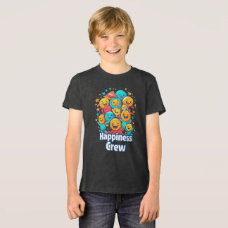Lycka Crew - Cute Smiley Squad Youth T-Shirt