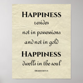 Lycka Dwells i Soul-inspirationsofferten Poster