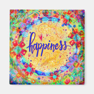 "Lycka" EN ORD-inspiration Magnet