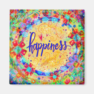 "Lycka" EN ORD-inspiration Magnet