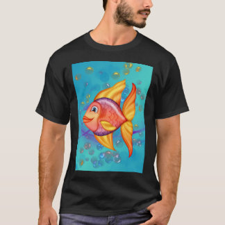 Lycka, fantasifisk t shirt