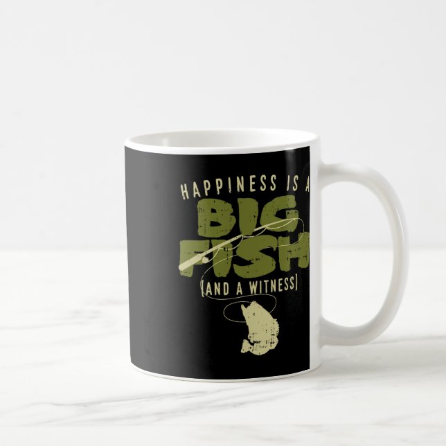 Lycka Fiskvittnet Big Fisherman Vinkel Kaffemugg (Höger)