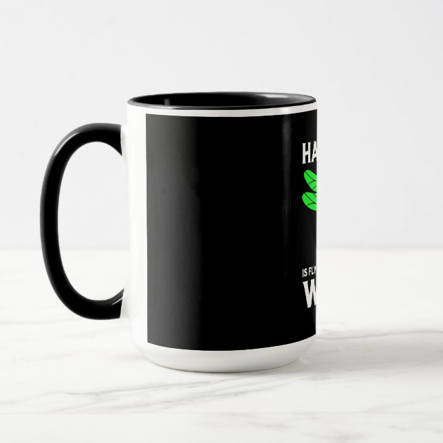 Lycka flyger med Dragonfly Mugg (Vänster)