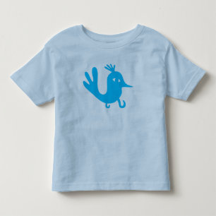 Lycka för förmögenhet för rolig blåttfågel b t shirt