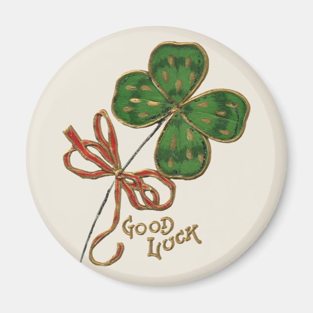 Lycka För Irarna St. Patricks Day-magnet Magnet (Framsidan)