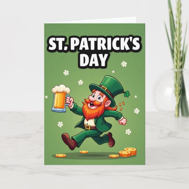 Lycka För Iren St Patricks Kort (Framsida)