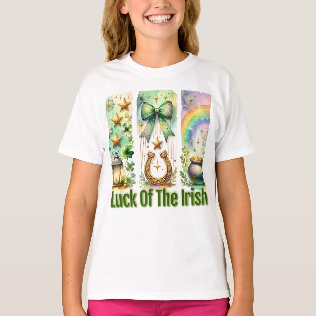 Lycka För Iren  T Shirt (Framsida)