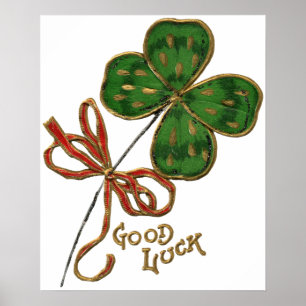 Lycka För Irländarna St. Patrick's Day Affisch