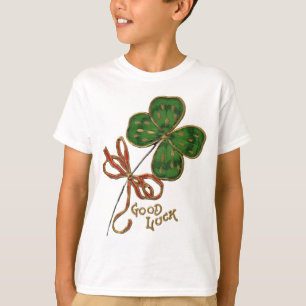 Lycka för irländska barns t-shirt
