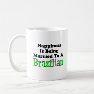 Lycka gift med brasilianska kaffemugg